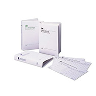 3M ATTEST Log Book with 50 Record Charts For Steam Sterilizers, Brown, For 1261 or 1262. MFID: 1266-A