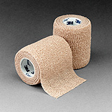 3M COBAN Self-Adherent Wrap, 3" x 5 yds, Tan, 24/case. MFID: 1583