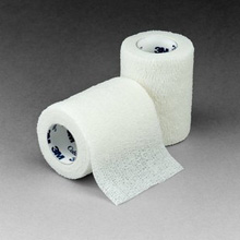 3M COBAN Self-Adherent Wrap, 3" x 5 yds, White, 24/case. MFID: 1583W