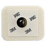3M Foam ECG Monitoring Electrode, No Abrader, 4.4cm Dia, Radiolucent Stud, 50/bag, 20 bag/case. MFID: 2244