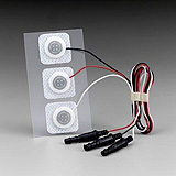 3M RED DOT Infant ECG Electrodes, Attached Lead Wire, 33mmx22mm, Radiolucent, 3/bag, 100 bag/case. MFID: 2283