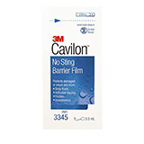 3M Cavilon No Sting Barrier Film, Large Foam Applicator, 3.0mL, 25/box, 4 box/case. MFID: 3345