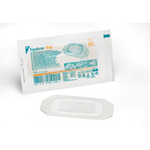 3M TEGADERM +Pad Film Dressing with Non-Adherent Pad, 2 3/8" x 4", Pad Size 1" x 2 3/8". MFID: 3584