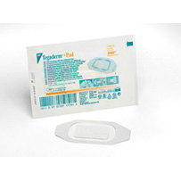 3M TEGADERM +Pad Film Dressing, Non-Adherent Pad, 3&#189;" x 6", Pad Size 1&#190;" x 4", 25/box, 4 box/case. MFID: 3589