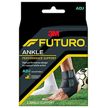 3M FUTURO SPORT Moisture Control Ankle Support, Adjustable, 2/pk, 6 pk/cs. MFID: 48635ENR