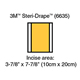 3M IOBAN 2 Incise Drape, Overall 5 7/8" x 7 7/8", Incise: 3 7/8" x 7 7/8", 10/box, 4 box/case. MFID: 6635