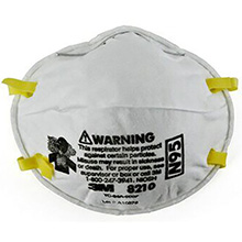 3M OCCUPATIONAL N95 Particulate Respirator / Face Mask, Staple Free Attachment. MFID: 8210