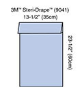 3M STERI-DRAPE Extremity Cover, 13&#189;" x 23&#189;", Absorbent Impervious Material, 50/box, 4 box/case. MFID: 9041