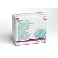 3M TEGADERM Non-Adhesive Foam Dressing, 2" x 2", 10/box, 4 box/case. MFID: 90600