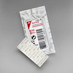 3M STERI-STRIP Adhesive Reinforced Skin Closure, 1/8" x 3", 5 /envelope, 50 env/box, 4 box/case. MFID: R1540
