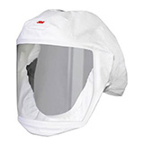 3M VERSAFLO Headcover for TR-300 & TR-600 PAPR, White, Medium/ Large, 5/cs. MFID: S-133L-5 (USA ONLY)