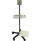 Aaron Bovie Mobile Stand with Smoke Evacuator & Instrument Trays for A800EU & A900 & A1200. MFID: A812-C