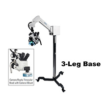 Colpo-Master I Suspension-Arm LED Colposcope, Camera Ready Trinocular Zoom Head, 3 Leg Base. MFID: CS-103T-LED