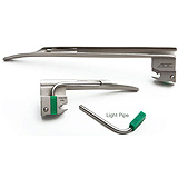 ADC Fiber Optic Laryngoscope Blade- Miller, Size 0, Preemie. MFID: 4080F