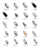 ADC Replacement Lamp for Laryngoscopes: 4070, 4071, 4072, 4080, 4081. MFID: 4500-1