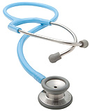 ADC ADSCOPE 604 Pediatric Stethoscope, Light Blue. MFID: 604LB