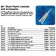 BD Vial Access Cannula For Use w/ Interlink System, 100/box, 10 box/case. MFID: 303367