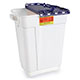 BD Pharmaceutical Collector, 17 Gallon, Hinge Top, 5/case. MFID: 305028