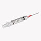 BD Syringe, 10mL w/ blunt fill needle & Luer-Lok tip, 18 G x 1&#189;", 100/box, 4 box/case. MFID: 305064