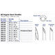 BD PrecisionGlide 30 G x &#189;" Regular Bevel Use Needle, Sterile, 100/box, 10 box/case. MFID: 305106
