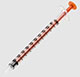 BD Oral Syringe, Amber, 1 mL with Tip Cap, 100/pk, 5 pk/cs. MFID: 305207