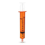 BD Oral Syringe, Amber, 10 mL with Tip Cap, 100/pk, 5 pk/cs. MFID: 305209