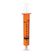 BD Oral Syringe, Amber, 10 mL w/ tip cap, 500/case. MFID: 305209