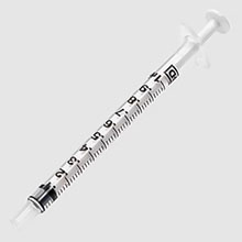 BD Oral Syringe, Clear, 5 mL w/ tip cap, 500/case. MFID: 305218