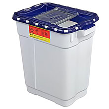 BD Pharmaceutical Collector, 9 Gallon, Slide Top, 8/case. MFID: 305329