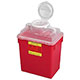 BD Sharps Collector, 6 Gal, Clear Top, Large Funnel Cap, 12/case. MFID: 305465