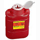 BD Sharps Collector, 8.2 Qt, Large, Red, 12/case. MFID: 305490