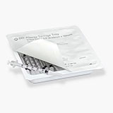 BD Allergist Tray, &#189;mL w/ Perm Attach Needle, 27 G x 3/8", Intradermal Bevel. MFID: 305536 (USA ONLY)