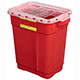 BD Sharps Collector, 9 Gal, Slide Top, Red, 8/case. MFID: 305616