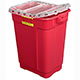 BD Sharps Collector, 17 Gal, Hinged Top Gasketed, Red, 5/case. MFID: 305665 (USA ONLY)