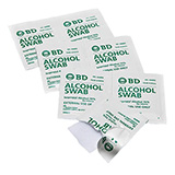 BD Alcohol Swabs, 100/pack, 12 pack/case. MFID: 326895