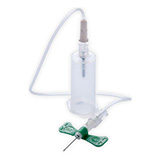 BD VACUTAINER Blood Collection Set, Safety Push Button with Pre-Attached Holder, 21G x 3/4" Needle, 12" Tubing. MFID: 367352