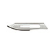 Aspen Bard-Parker Rib-Back Carbon Steel Blade, Sterile, Size 23, 50/box, 3 box/case. MFID: 371123