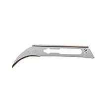 Aspen Bard-Parker Safetylock Blades- Sterile Rib-Back Carbon Steel Blades, Size 12, 50/box, 3 box/case. MFID: 371152