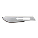 Aspen Bard-Parker Safetylock Blades- Sterile Rib-Back Carbon Steel Blades, Size 22, 50/box, 3 box/case. MFID: 371156