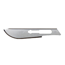 Aspen Bard-Parker Safetylock Blades- Sterile Rib-Back Carbon Steel Blades, Size 22, 50/box, 3 box/case. MFID: 371156