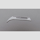 Aspen Bard-Parker Rib-Back Carbon Steel Blade, Non-Sterile, Size 12, 6/strip, 25 strips/case. MFID: 371312