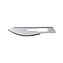 Aspen Bard-Parker Rib-Back Carbon Steel Blade, Non-Sterile, Size 24, 6/strip, 25 strips/case. MFID: 371324