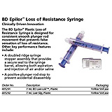 BD Epilor 7cc Luer-Lok Plastic Loss Of Resistance Syringe, 10/box, 5 box/case. MFID: 405291