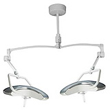 Burton AIM LED Procedure Light with Double Ceiling Mount. MFID: ALEDDC