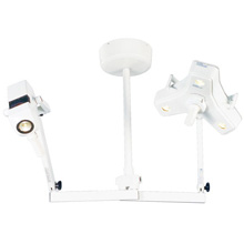 Burton Outpatient II and Coolspot II Combo w/Fleximount Double Ceiling Mount. MFID: OC516CC