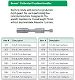 Beaver Calibrated Trephine Handle, Fits 5.5 mm trephines. MFID: 1673