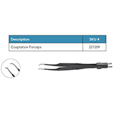 Wet-Field Coaptation Bipolar Forceps, 3.5 mm curved tips, angled 118 degrees. MFID: 221209