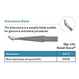 Beaver Sclerotome Blade, Multi-sided, sharp all around. MFID: 375700