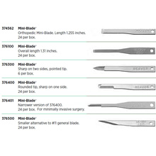 Beaver Mini-Blades, Overall length 1.31 inches. MFID: 376100