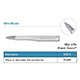 Beaver Mini-Blades, Sharp on two sides, pointed tip. MFID: 376300